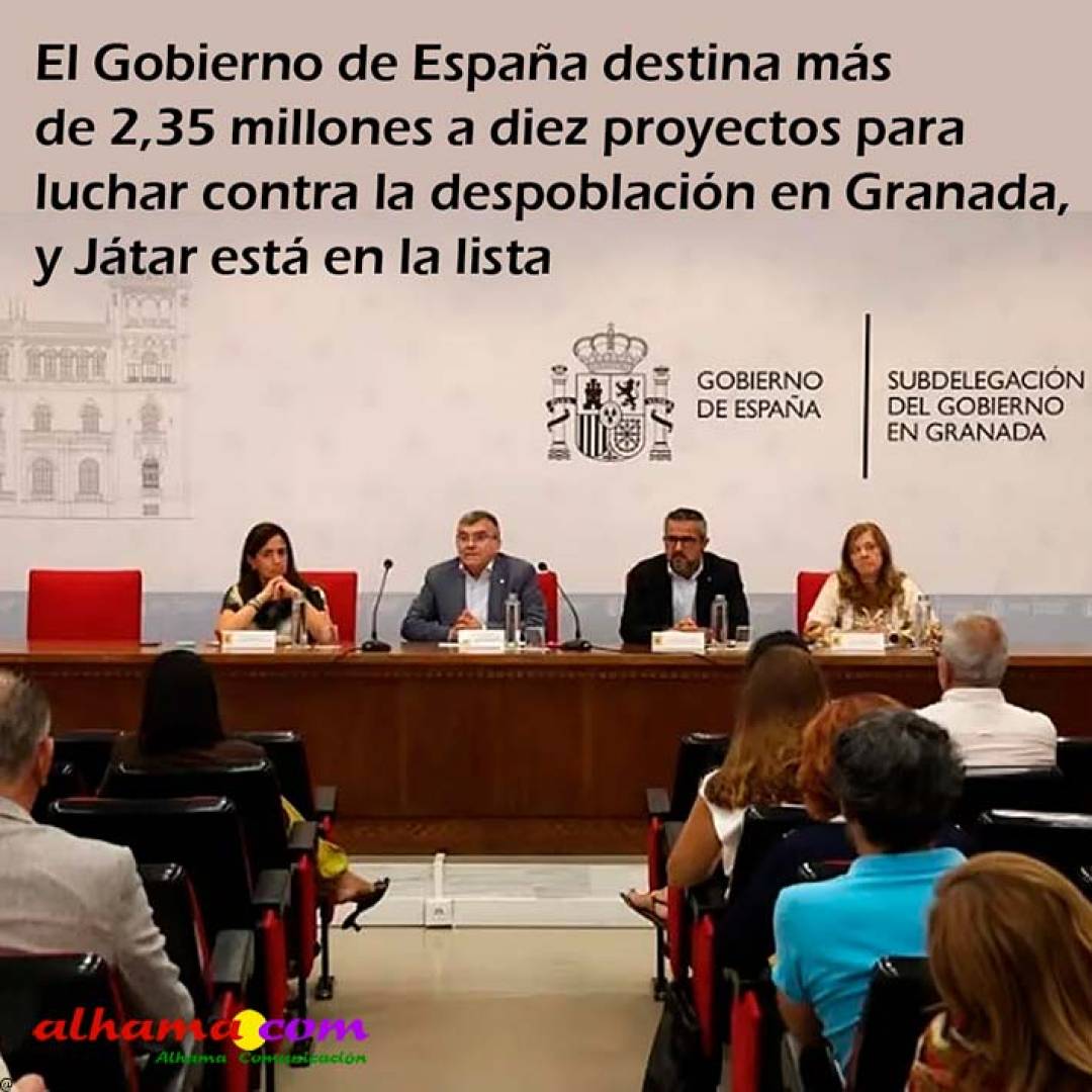 El Gobierno de España destina más de 2,35 millones a diez proyectos para luchar contra la despoblación en Granada