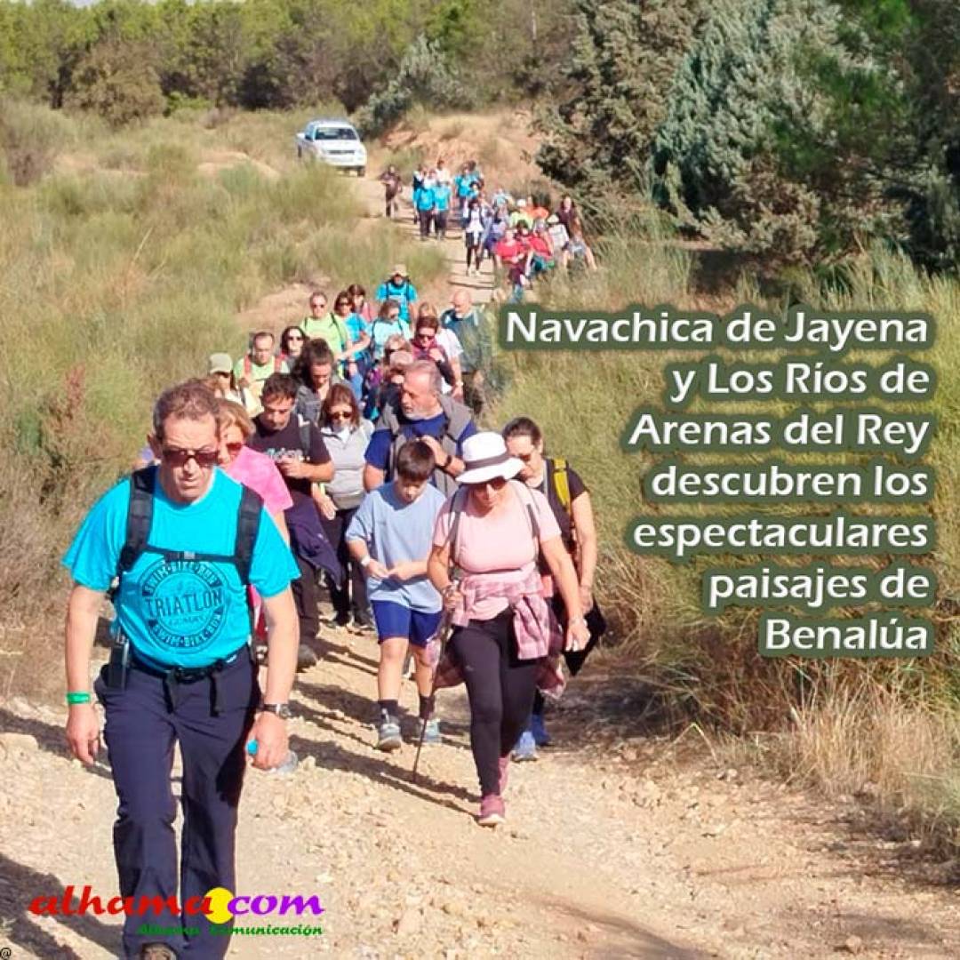 Navachica de Jayena y Los Ríos de Arenas del Rey descubren los espectaculares paisajes de Benalúa