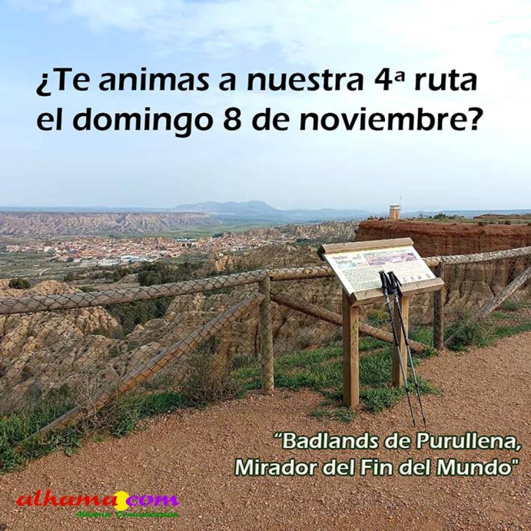 ¿Te animas a nuestra 4ª ruta el domingo 8 de noviembre?