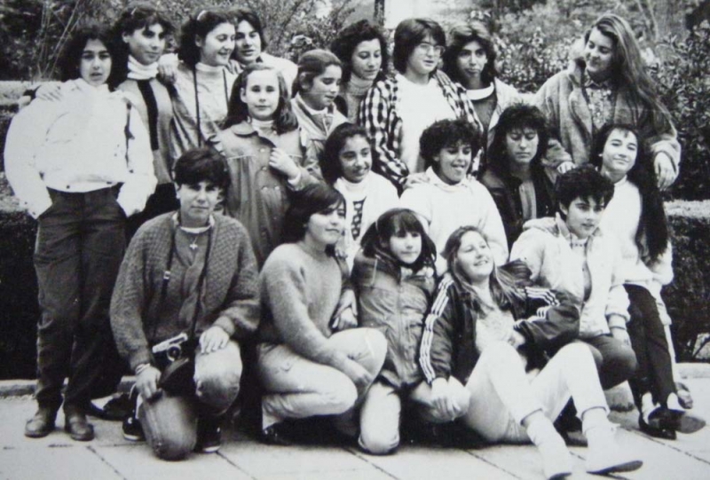 Algunas de las integrantes de la generación'72 en foto restrospectiva Algunas de las integrantes de la generación'72 en foto restrospectiva