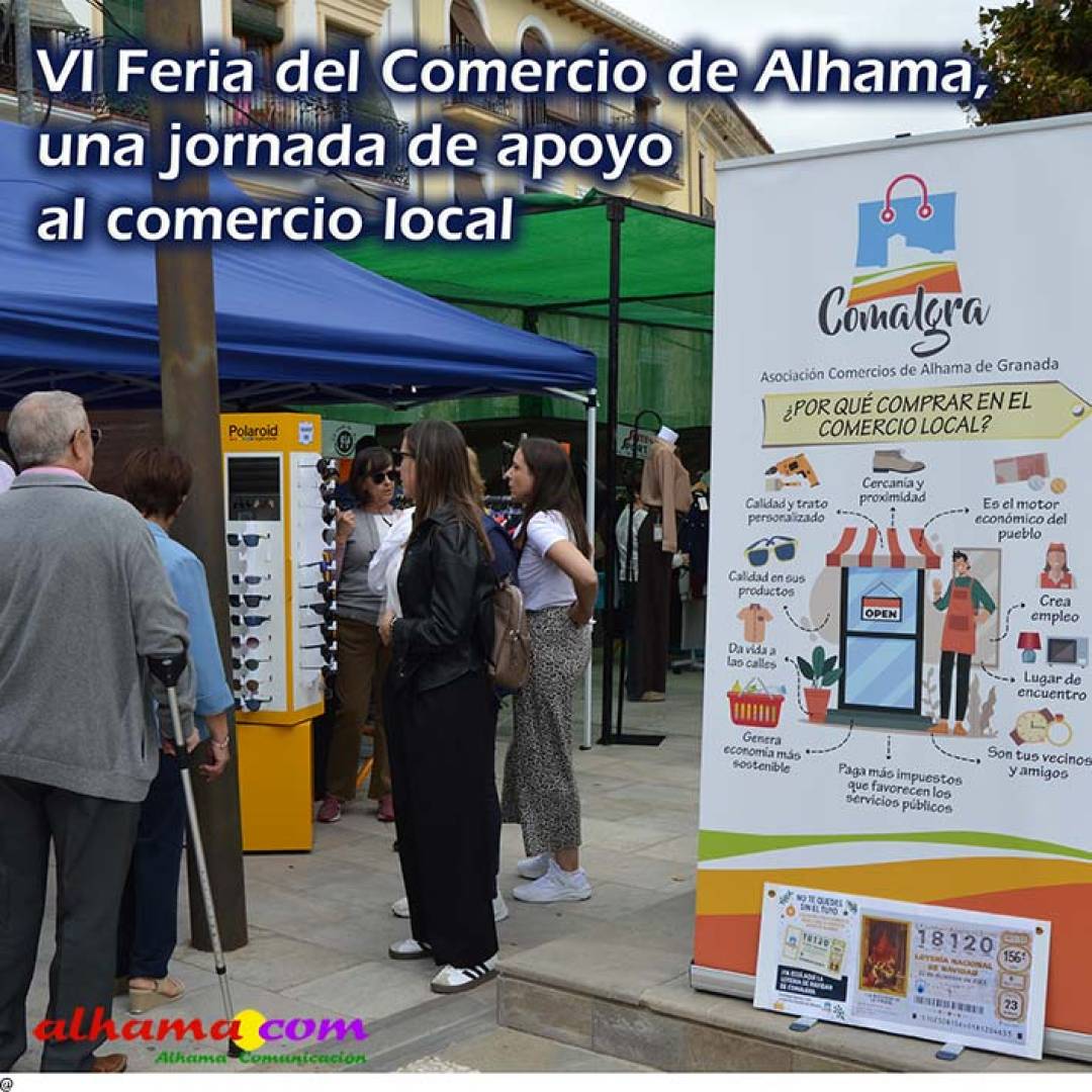 VI Feria del Comercio de Alhama, Una jornada de apoyo al comercio loca